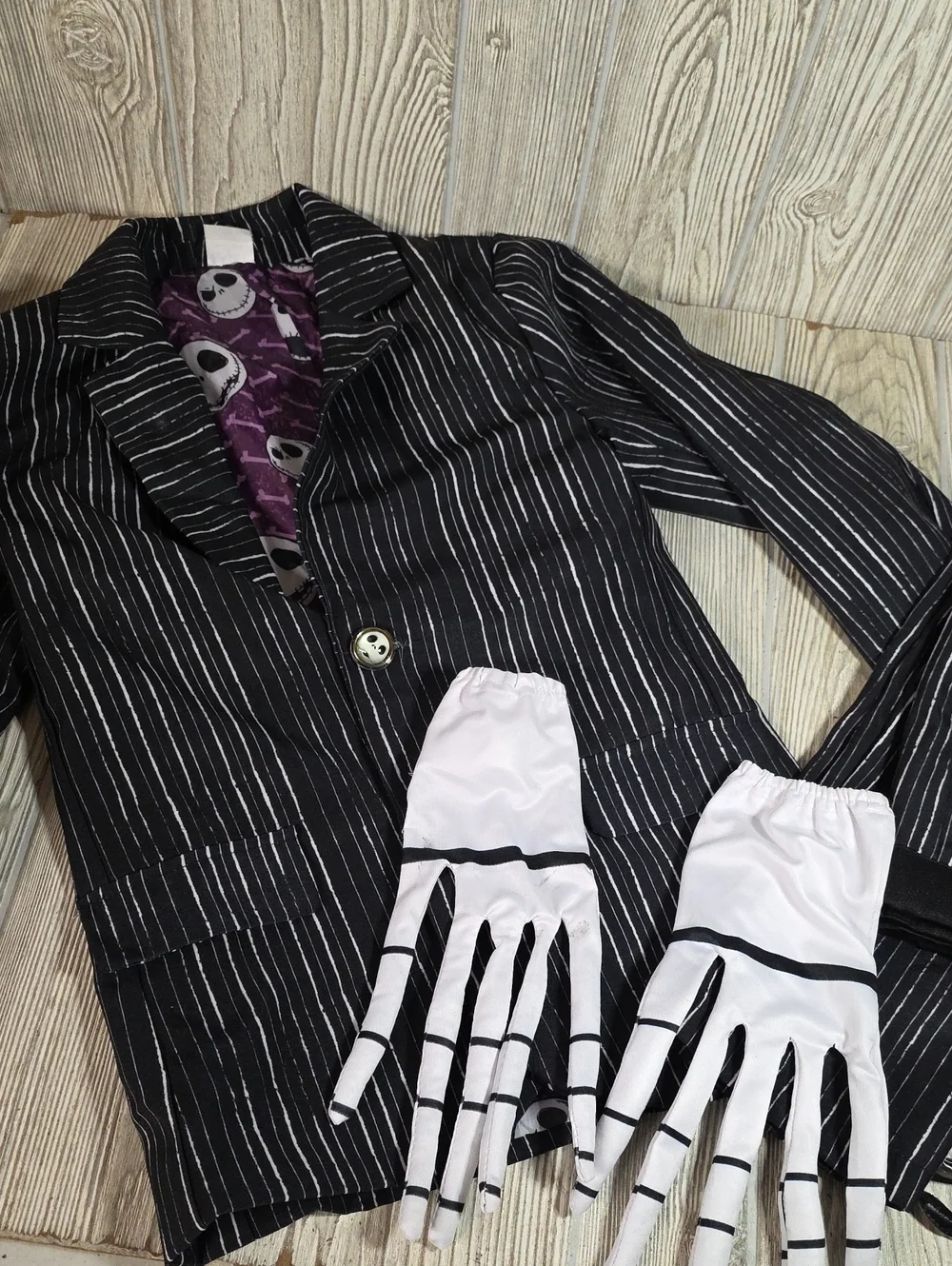 The Nightmare Before Christmas Jack Skellington Halloween Costume Kids size M